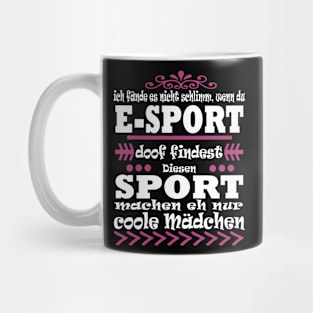 Gaming e-sport Mädchen Frauen Profi Gamerin Mug